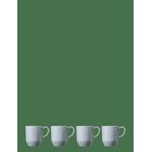 COAST Mug Horizon 4 Pcs - BLÅ - 30 CL x 11.3