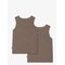 THAT'S MINE Cuno Tanktop 2-Pack - BROWN MELANGE - 104 – kuva 1