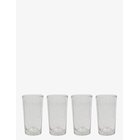 OYOY LIVING DESIGN Kuki Highball Glass - Pack Of 4 - CLEAR - 7.5X13.5 cm