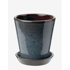 KNABSTRUP KERAMIK Cultivation Pot - OCEAN GREEN - Ø10.5X11.5 cm