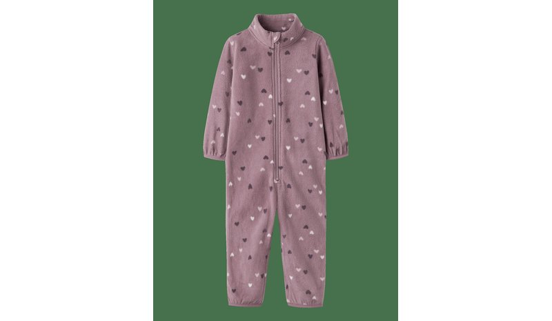 NAME IT Nmnspektra Fleece Suit Aop Fo - TOADSTOOL - 80 – kuva 1/2