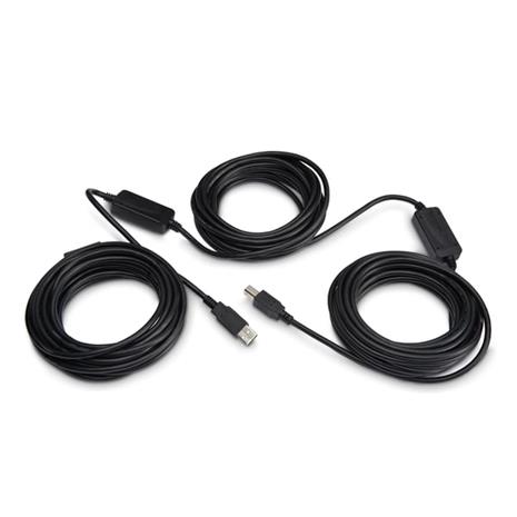 StarTech.com 50ft (15m) Active USB 2.0 A to B Cable, Long USB Printer Cable, 1x USB-A (M), 1x USB-B (M) - Black