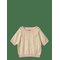WHEAT Knit Top S/S Malvina - SANDSHELL - 68 – kuva 1