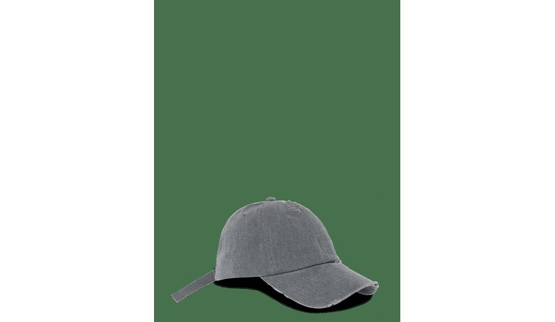 UPFRONT Whisper Soft Classic Baseball Cap - MEDIUM GREY - One Size – kuva 1/2