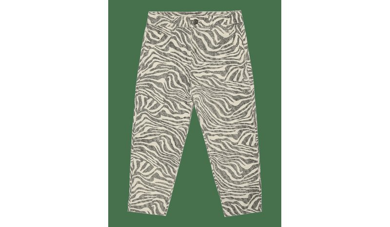MINYMO Pants Twill Aop - WHITE SWAN - 110 – kuva 1/2