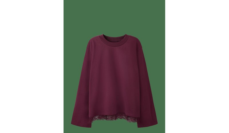 LMTD Nlfbella Ls Lace Top - FIG - 170-176 – kuva 1/2