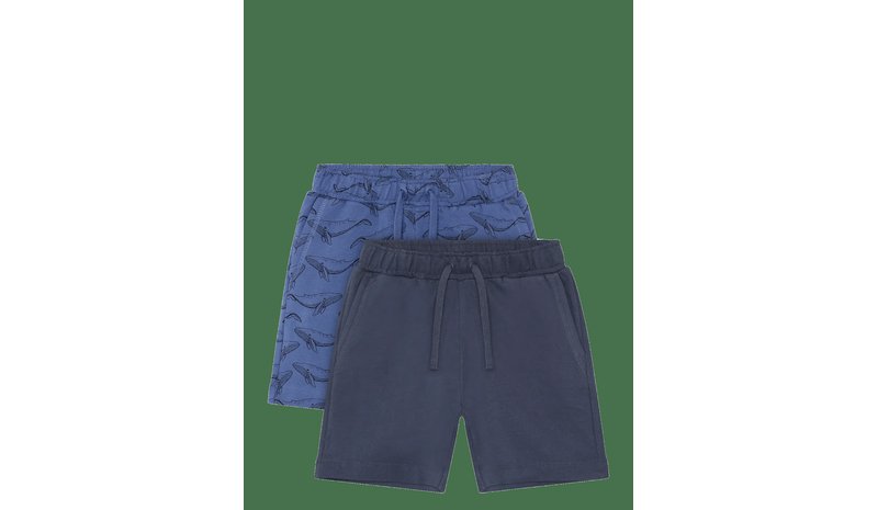 MINYMO Shorts Sweat 2-Pack - DUTCH BLUE - 110 – kuva 1/2