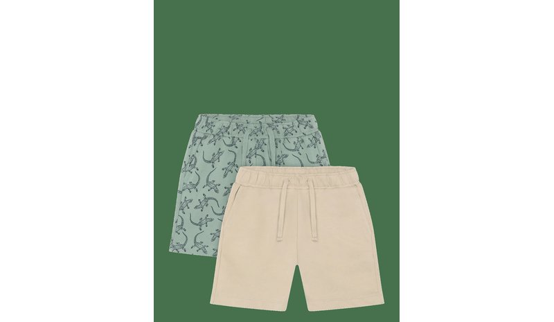 MINYMO Shorts Sweat 2-Pack - LILY PAD - 92 – kuva 1/2