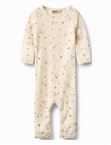 WHEAT Wool Jumpsuit Haven - EGGSHELL STARS - 62 – kuva 1/2