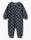 WHEAT Jumpsuit L/S Lilo - NAVY BLUE CHECK - 68