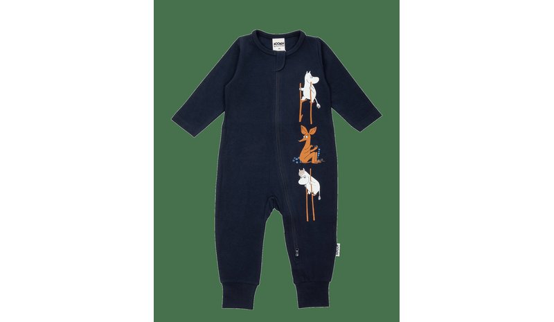 MOOMIN Äventyr Pyjamas - DARK BLUE - 56 – kuva 1/2