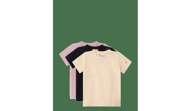 CHAMPION 3 Pack Ss Tee - YS175-LWO/NBK/BIR - 68 – kuva 1/2