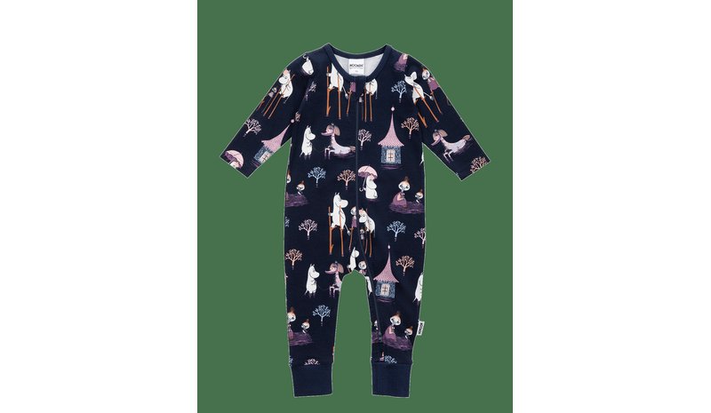 MOOMIN Översvämning Pyjamas - DARK BLUE - 86 – kuva 1/2