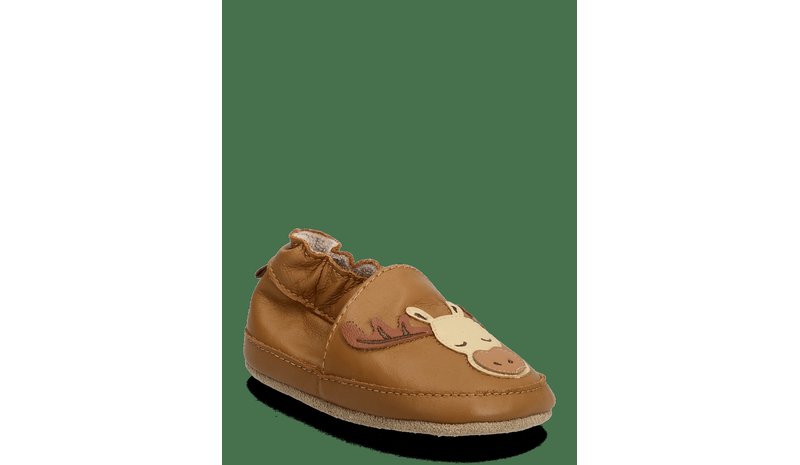 MELTON Moose Leather Slippers - COGNAC - 24/25 – kuva 1/2