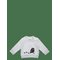 MOOMIN Pigg Collegetröja - LIGHT GREY - 62 – kuva 1
