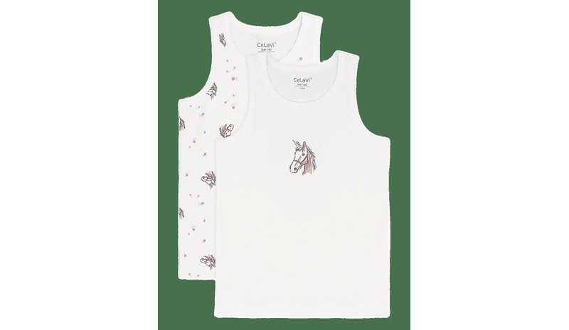 CELAVI Undershirt 2-Pack - CLOUD - 110 – kuva 1/2