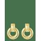 BUD TO ROSE Studio Earring Silver - GOLD - One Size – kuva 1