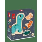 JANOD Puzzle - 4 Progressive - Dino - MULIT - One Size