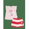 MOOMIN Snäckstrand Shorts Set - RED - 62 – kuva 1