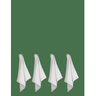THE ORGANIC COMPANY Dinner Napkins - 200 NATURAL WHITE - One Size