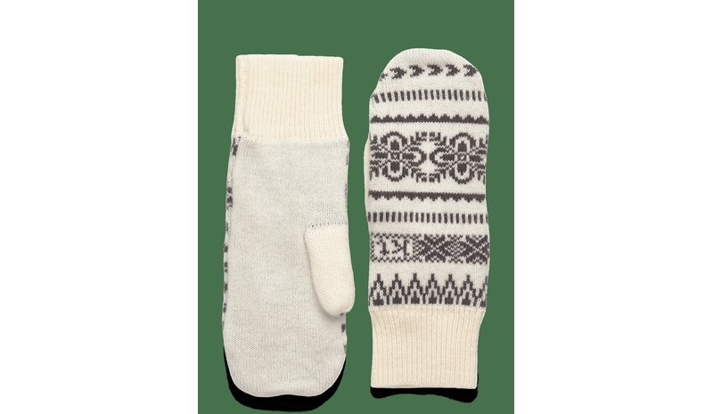 KARI TRAA Selma Knit Mittens - NWHITE - 6 – kuva 1/2