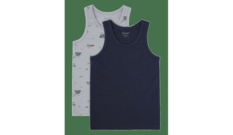 CELAVI Undershirt 2-Pack - WEATHERVANE - 80 – kuva 1/2