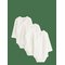 LINDEX 3-Pack Solid Wrap Bodysuits - LIGHT DUSTY WHITE - 62 – kuva 1