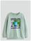 LINDEX Minecraft Sweatshirt With Brushed Inside - LIGHT DUSTY AQUA - 110 – kuva 1