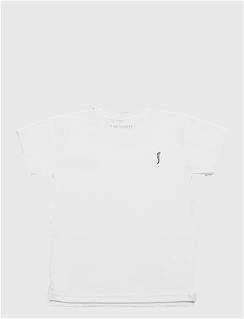 RS SPORTS Junior Performance Tee - WHITE/BLACK - 6-8 – kuva 1/2