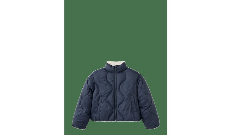 MANGO Quilted Jacket - NAVY - 146
