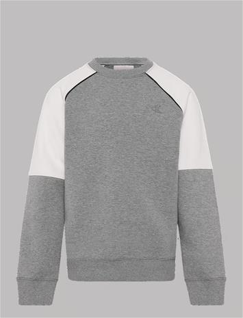 CALVIN KLEIN Colorblock Relaxed Cn - MEDIUM GREY HEATHER - 152 – kuva 1/2