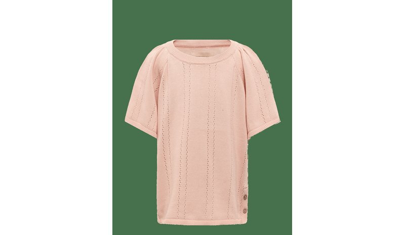 WHEAT Knit Pullover S/S Vilna - POWDER - 92 – kuva 1/2