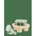 BABYMOOV Silicone Containers And Feeder Set - GREEN/PINK - One Size