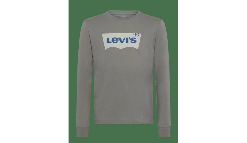 LEVI'S Ls-L/S Tee - GHOST GRAY - 158 – kuva 1/2