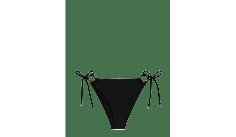 TOMMY HILFIGER V String Side Tie - PVH BLACK - L – kuva 1/2