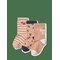 LIEWOOD Silas Socks 3-Pack - BERRY MULTI MIX - 19/21 – kuva 1