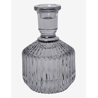 C'EST BON Glass Candle Holder - SMOKED - H18 cm