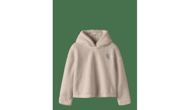 NAME IT Nkfonea Ls Teddy Pullover Wh Pb - PEYOTE - 122-128 – kuva 1/2