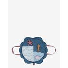 FABELAB Play Purse Shell - BLUE SPRUCE - 42X22 cm