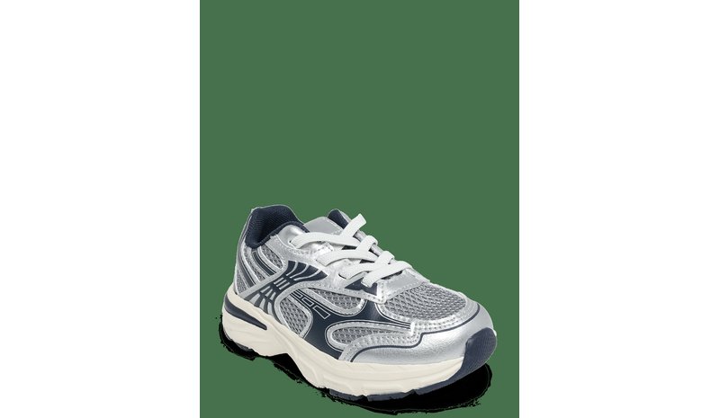 MANGO Mixed Trainers With Elastic Lace - MEDIUM BLUE - 27 – kuva 1/2