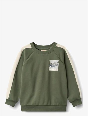WHEAT Sweatshirt L/S Zac - THYME - 98 – kuva 1/2