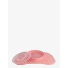 TWISTSHAKE Twistshake Click Mat + Plate 6+M Pastel Pink - PASTEL PINK - One Size