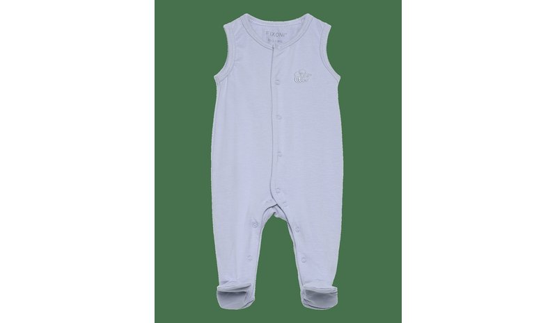FIXONI Romper W.feet - Solid - ZEN BLUE - 44 – kuva 1/2