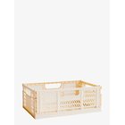 3 SPROUTS Modern Folding Crate - Large - CREAM - 43.5 cm X 29.4 cm X 17.9 cm