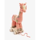 SMALLSTUFF Pull Along Giraffe, Multi Girl - MULTI COLORED - One Size 20 cm