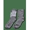 ALPACASOCKS&CO Winter Alpaca Kids 2-Pack - ARGENTO SUPERBIANCO/ARGENTO SOLID - 28-30 – kuva 1