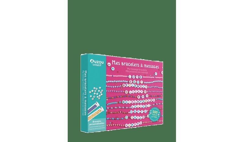 AUZOU Activity Kit - Message Bracelets - PINK - One Size – kuva 1/2
