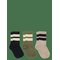 MP DENMARK Anker Socks - 3-Pack - LIGHT BROWN MELANGE - 29/32 – kuva 1