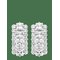 BY JOLIMA Sky Crystal Earring Silver - SILVER - One Size – kuva 1