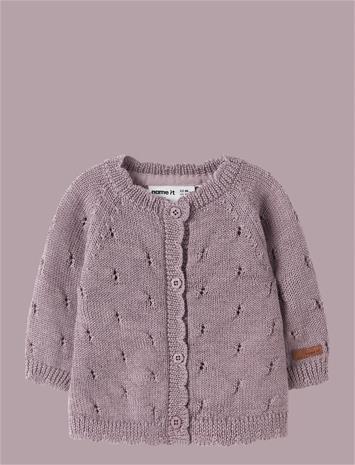 NAME IT Nbfwrilla Wool Ls Knit Card - TOADSTOOL - 56 – kuva 1/2